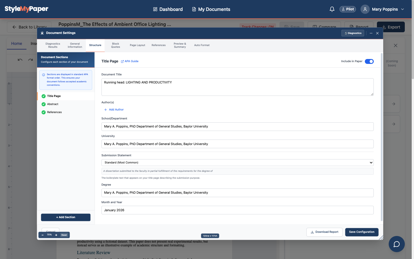 StyleMyPaper - Academic Formatting Made Simple